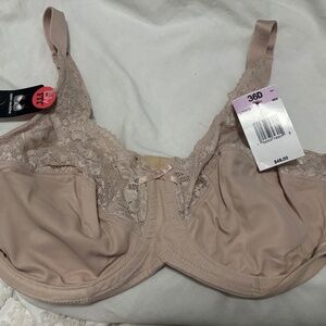 MyFit Natural Support Lace Bra - 36D Nude